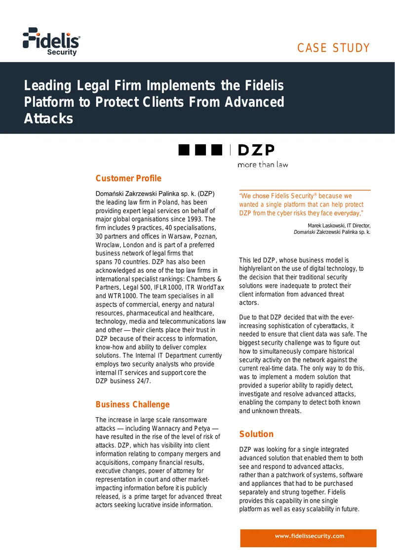 Legal Firm Cybersecurity Enhancement Case Study