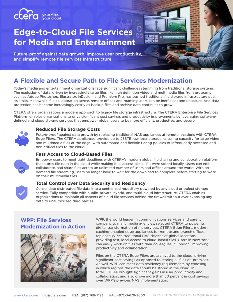 Flexible and Secure File Services Modernization
