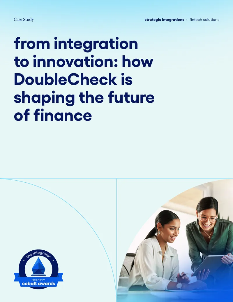 DoubleCheck Case Study on Fintech Innovations