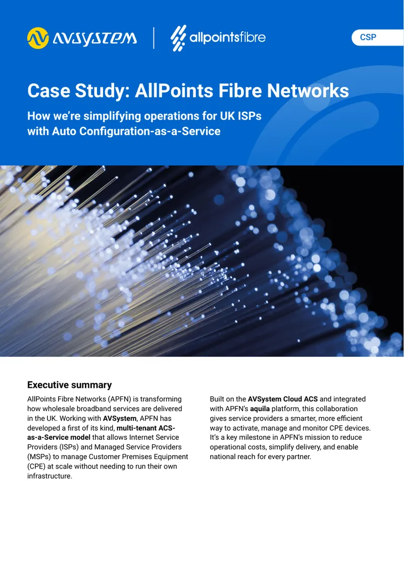 Case Study on AllPoints Fibre Networks