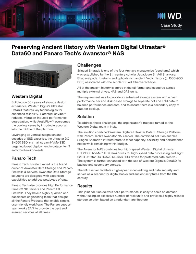 Case Study on Preserving Ancient History with Storage Solutions