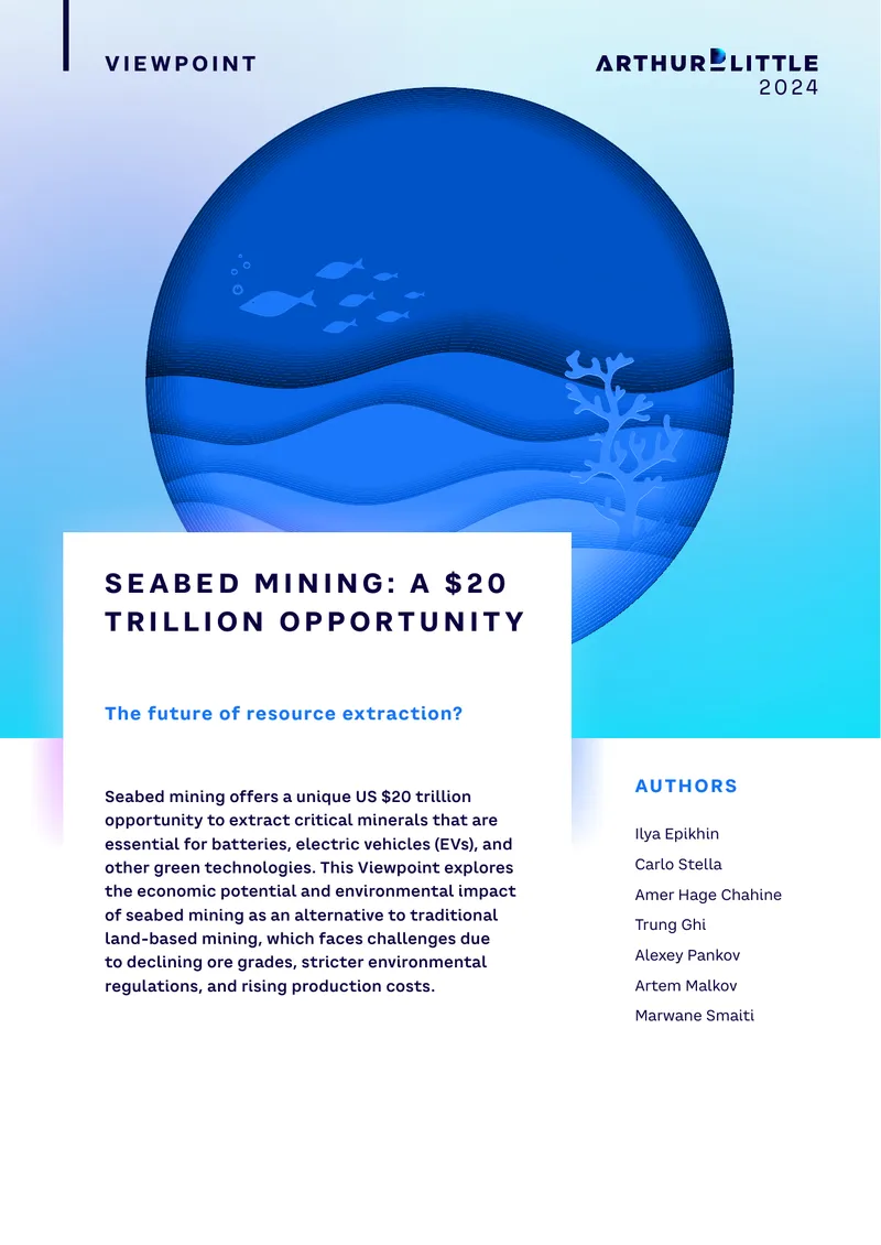 Seabed Mining Economic Potential and Environmental Impact