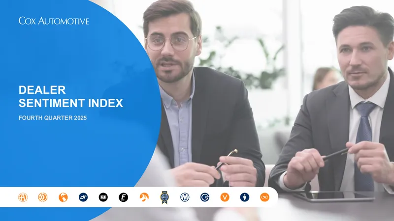 Cox Automotive Dealer Sentiment Index Q4 2025