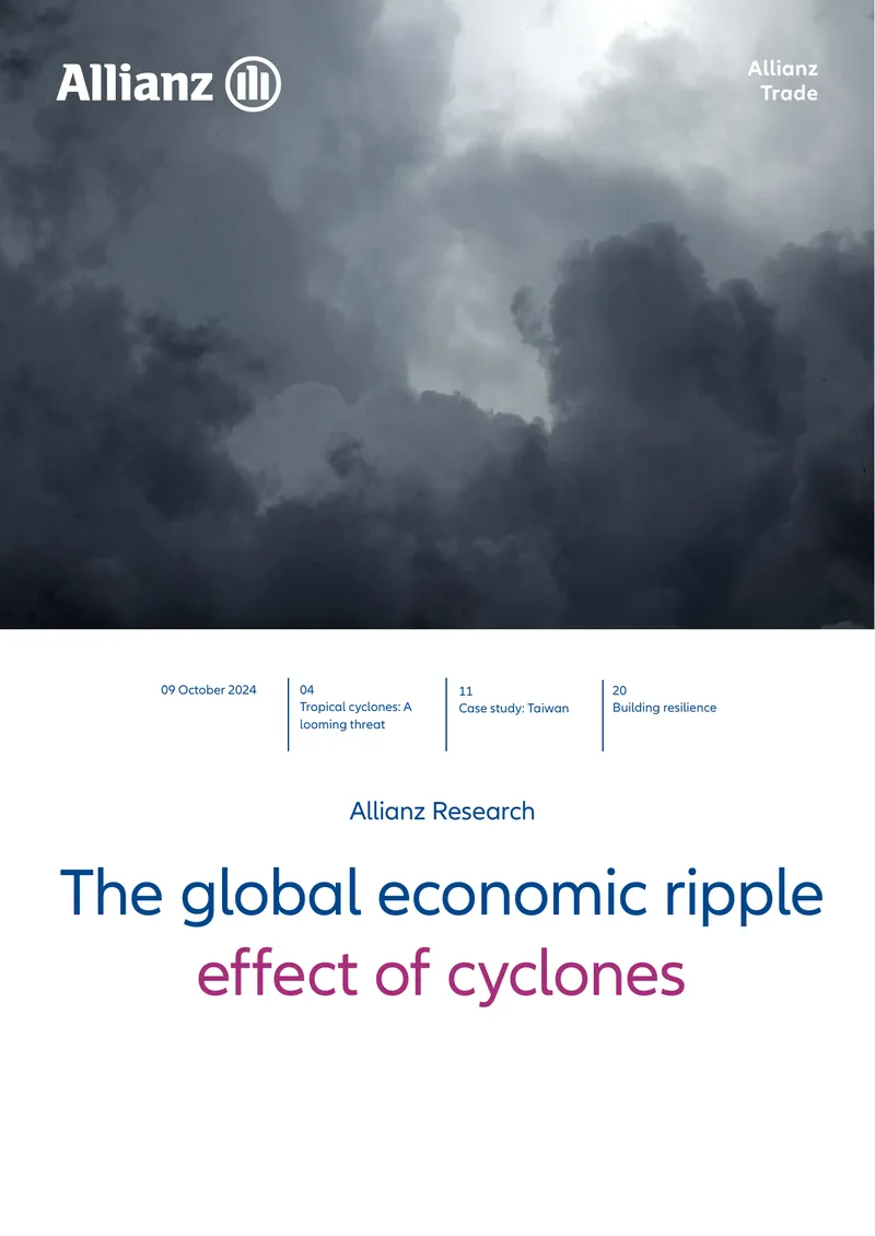 Economic Impact of Tropical Cyclones on Global Supply Chains