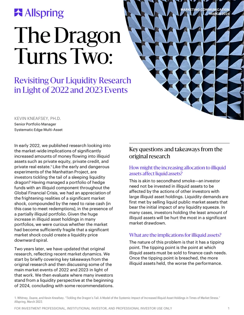 Liquidity Research Update for 2022 and 2023 Events