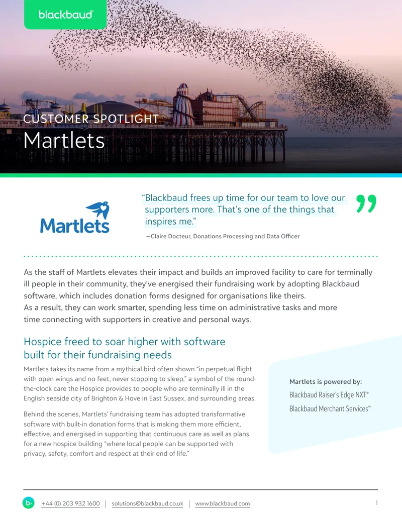 Martlets Fundraising Software Implementation Case Study