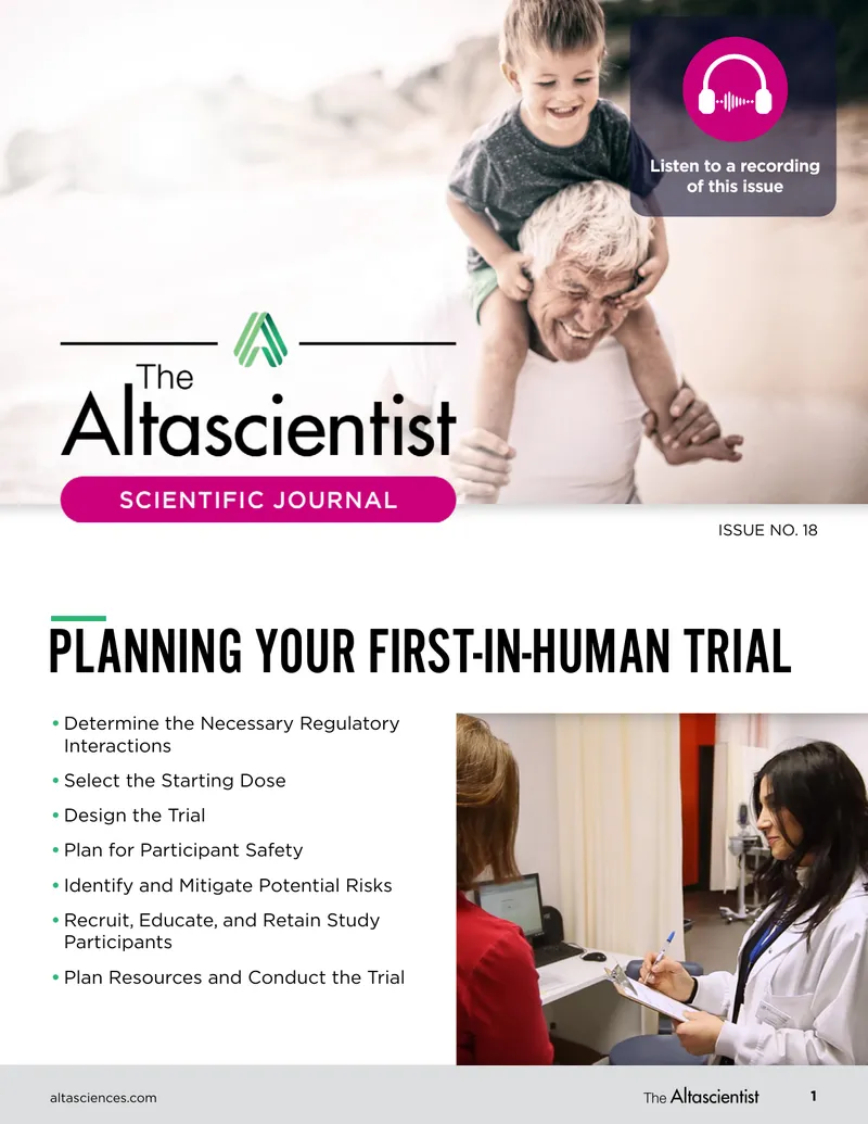 Planning First-in-Human Clinical Trials
