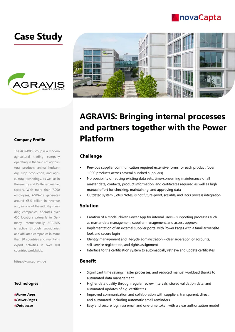 Supplier Portal Implementation with Power Platform