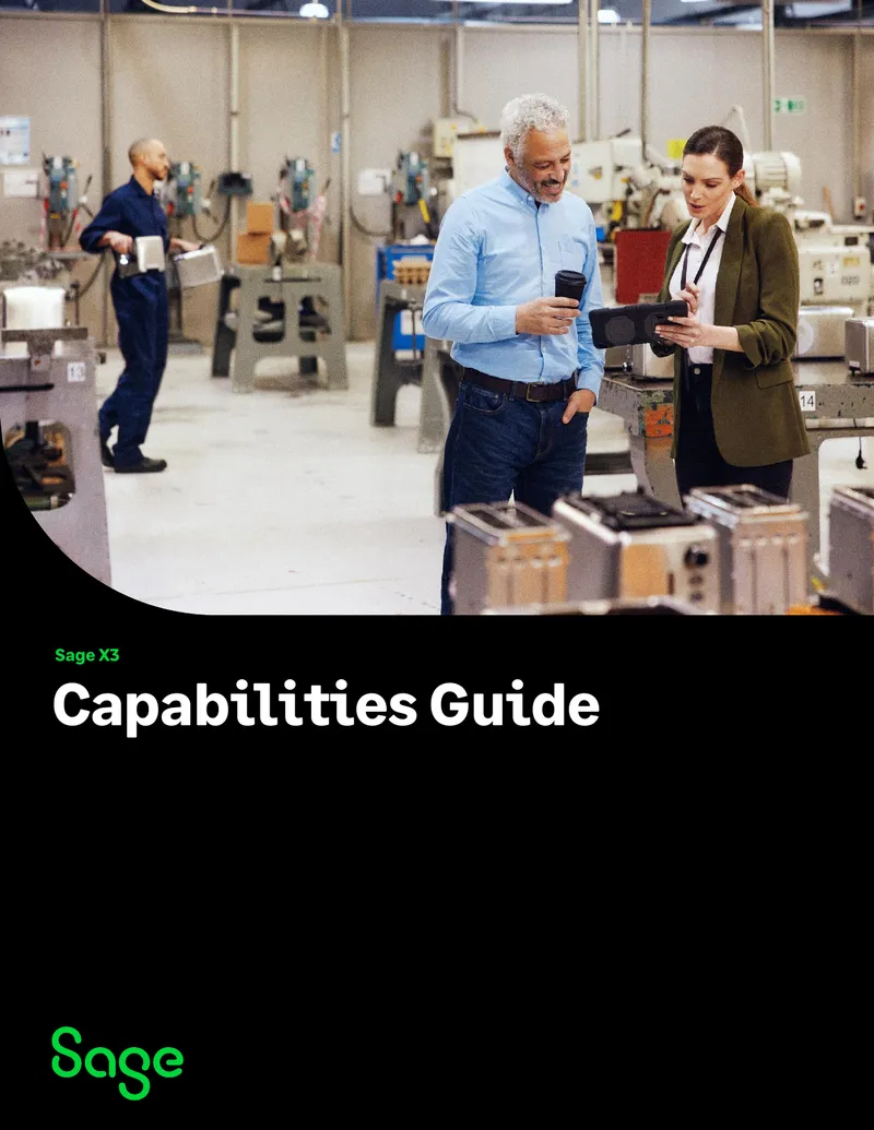 Sage X3 Version 12 Capabilities Guide