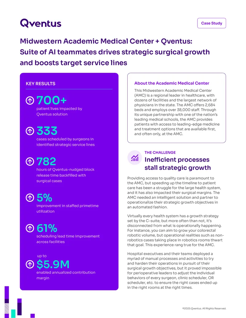 Strategic Surgical Growth Implementation Case Study