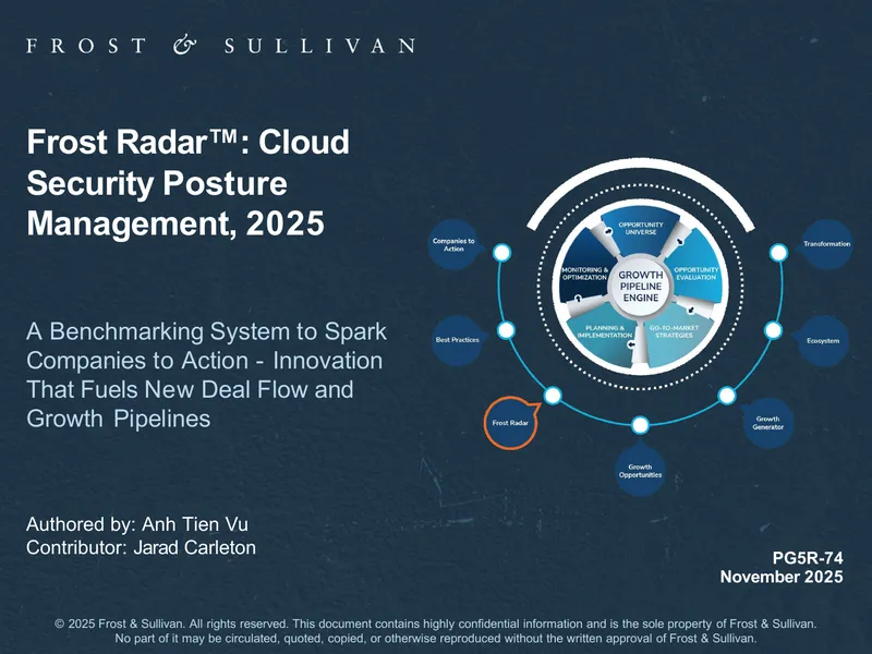 Frost Radar Cloud Security Posture Management 2025