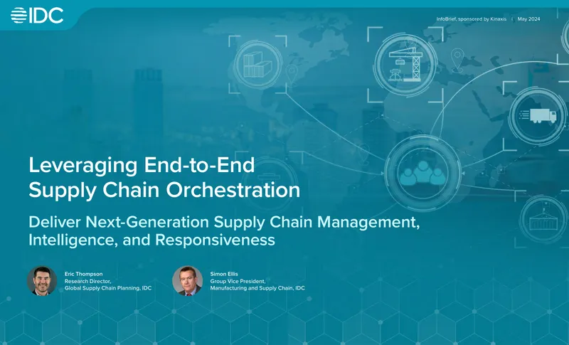 Leveraging End-to-End Supply Chain Orchestration