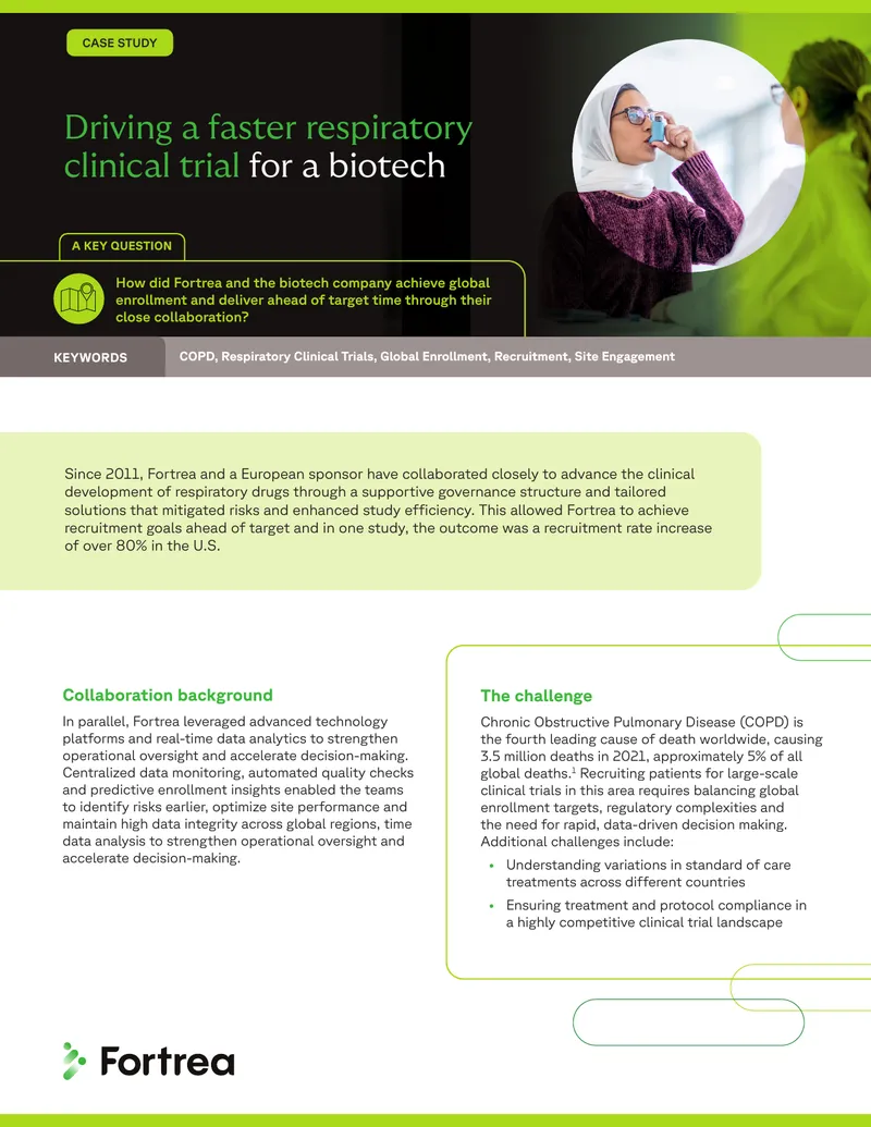 Global Enrollment Strategies in COPD Clinical Trials
