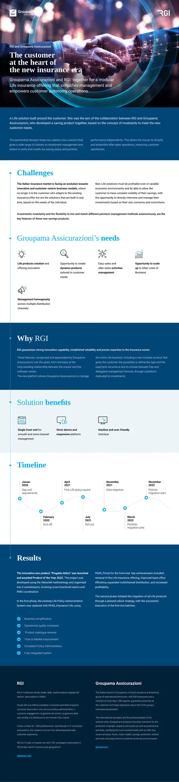 Modular Life Insurance Solution Development