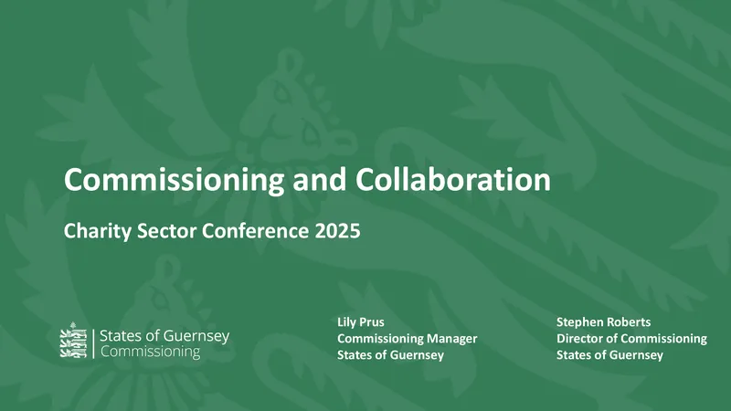 Commissioning and Collaboration in the Charity Sector