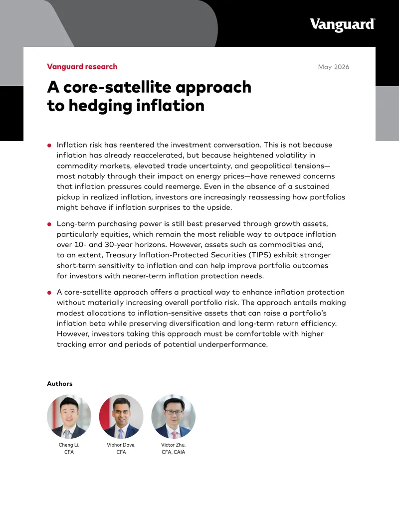Core-Satellite Approach to Hedging Inflation