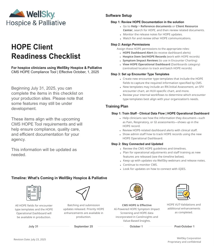 HOPE Compliance Tool Implementation Guide