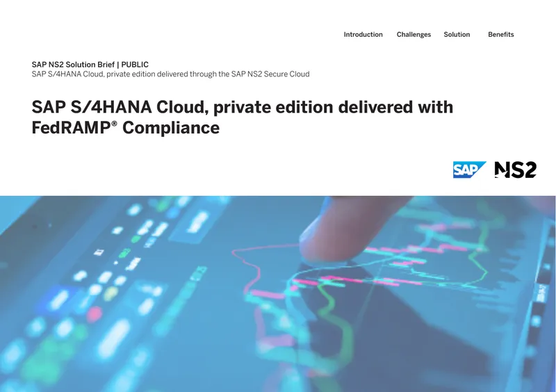 SAP S/4HANA Cloud Private Edition FedRAMP Compliance