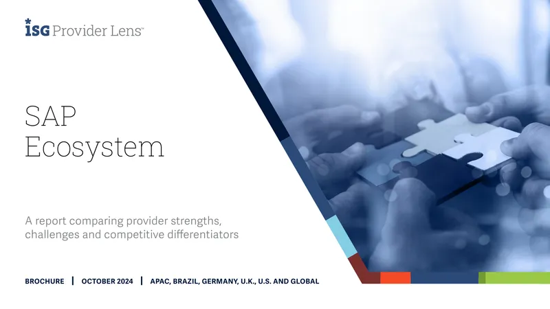 ISG Provider Lens SAP Ecosystem 2025 Report