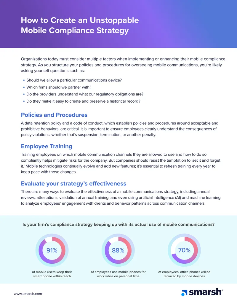 Mobile Compliance Strategy Implementation Guide