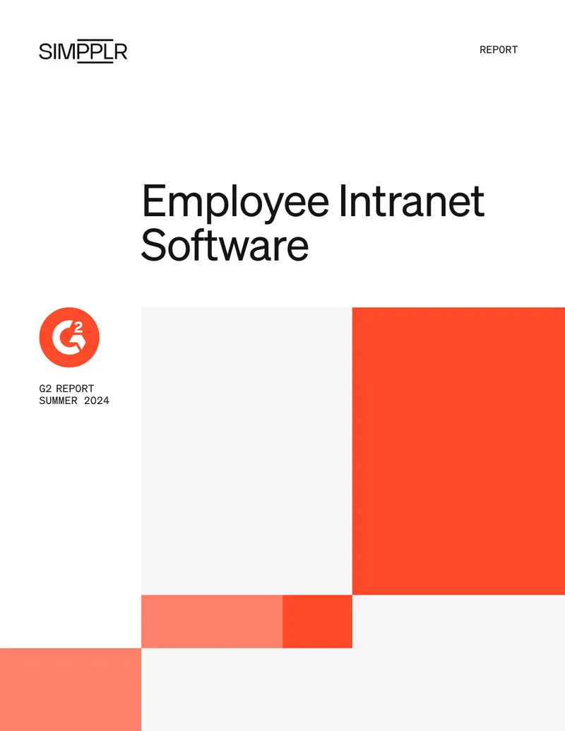 G2 Employee Intranet Software Report Summer 2024