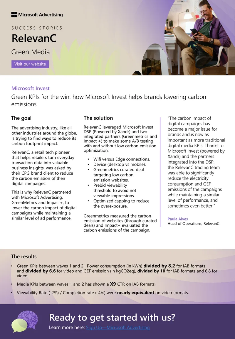 Reducing Carbon Emissions in Digital Campaigns