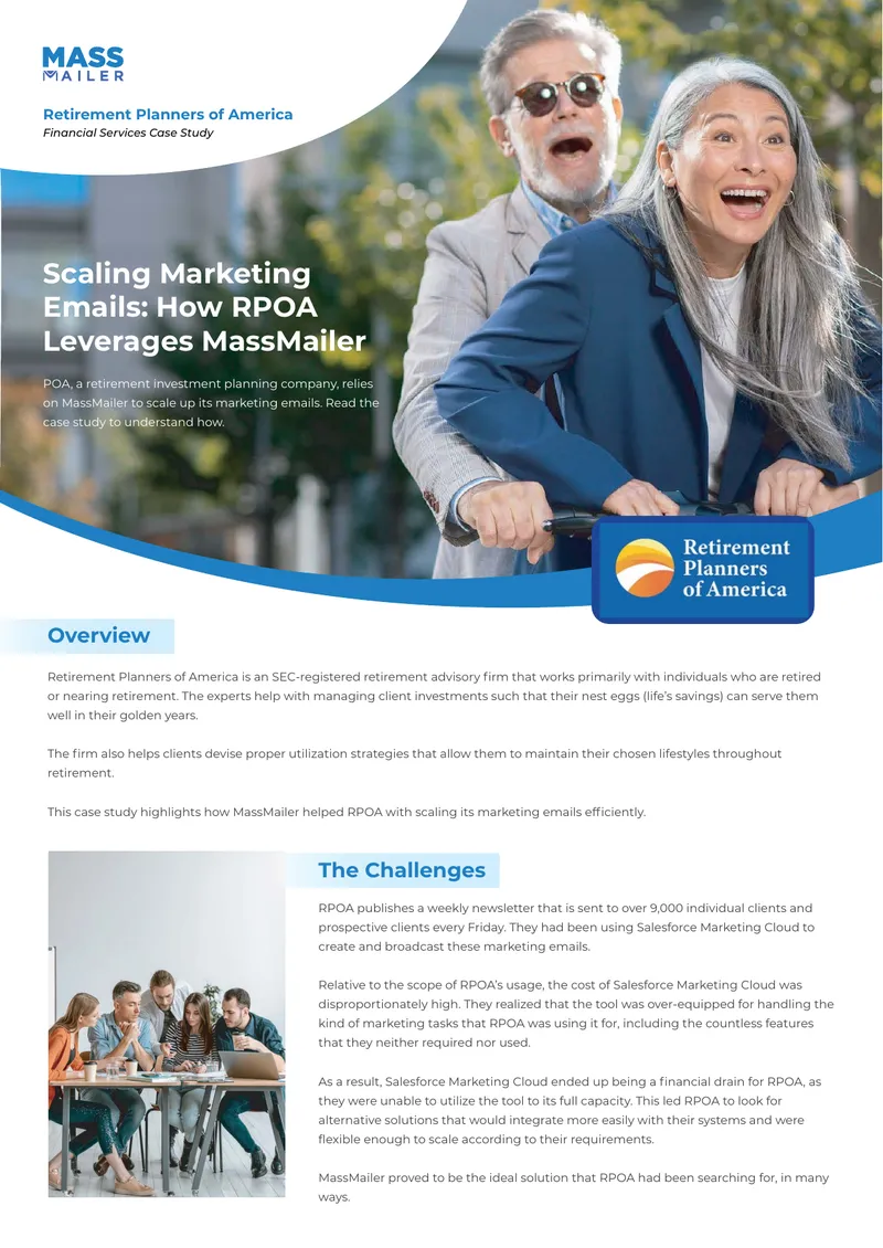 Retirement Planners of America Case Study