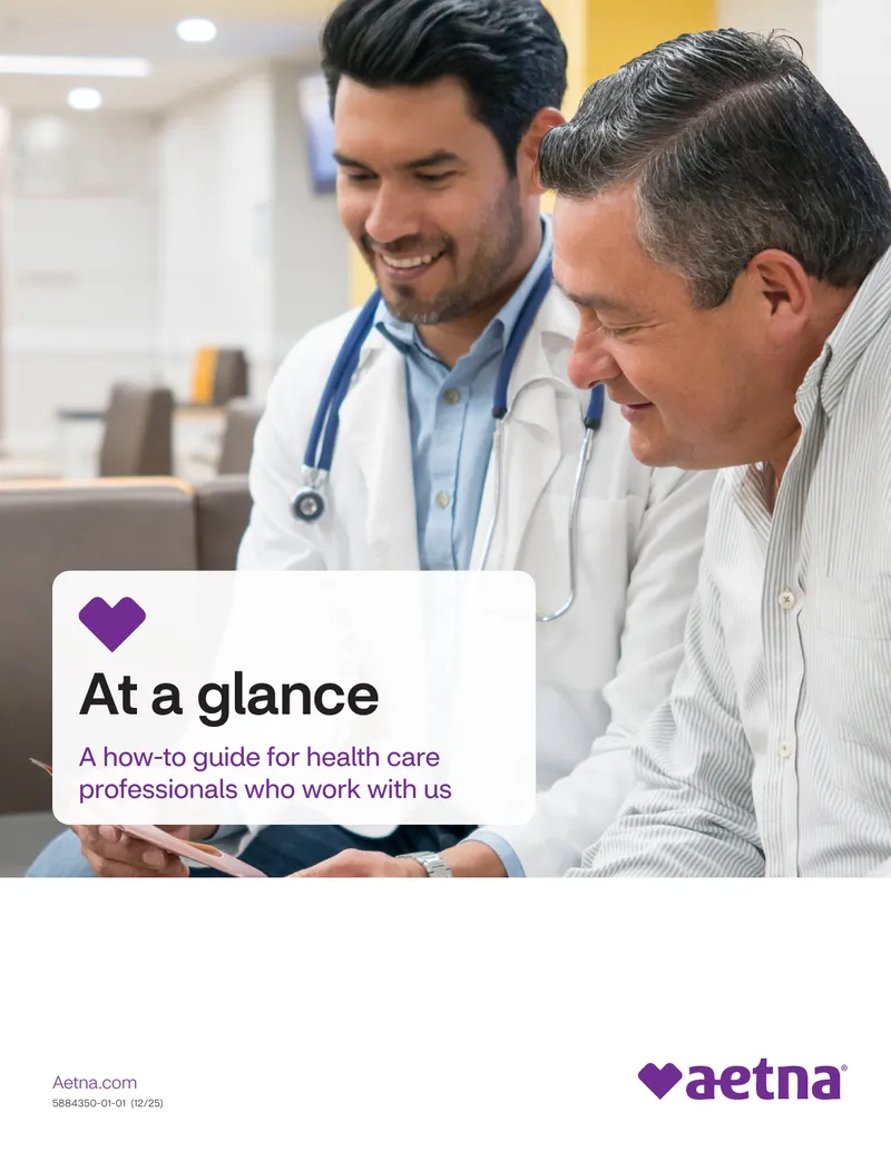 Provider Resources and Support Guide for Aetna