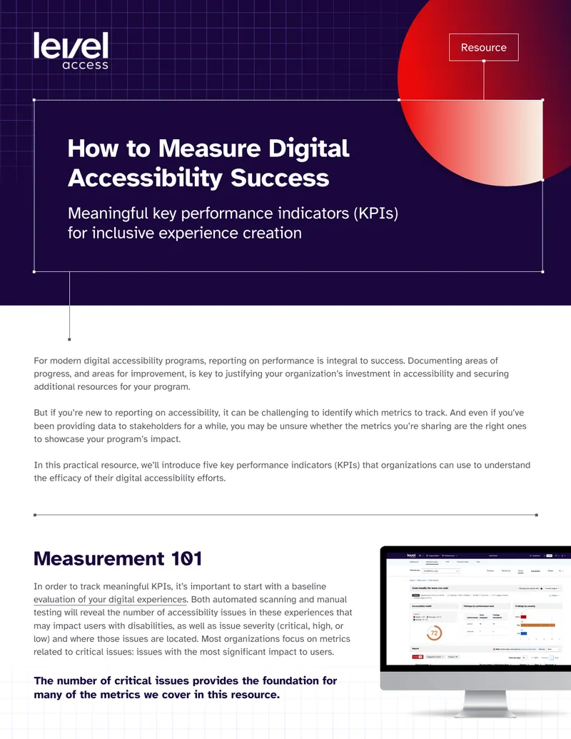 Measuring Digital Accessibility Success with KPIs
