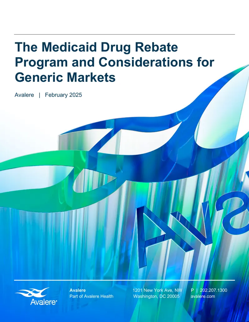 Medicaid Drug Rebate Program and Generic Market Considerations