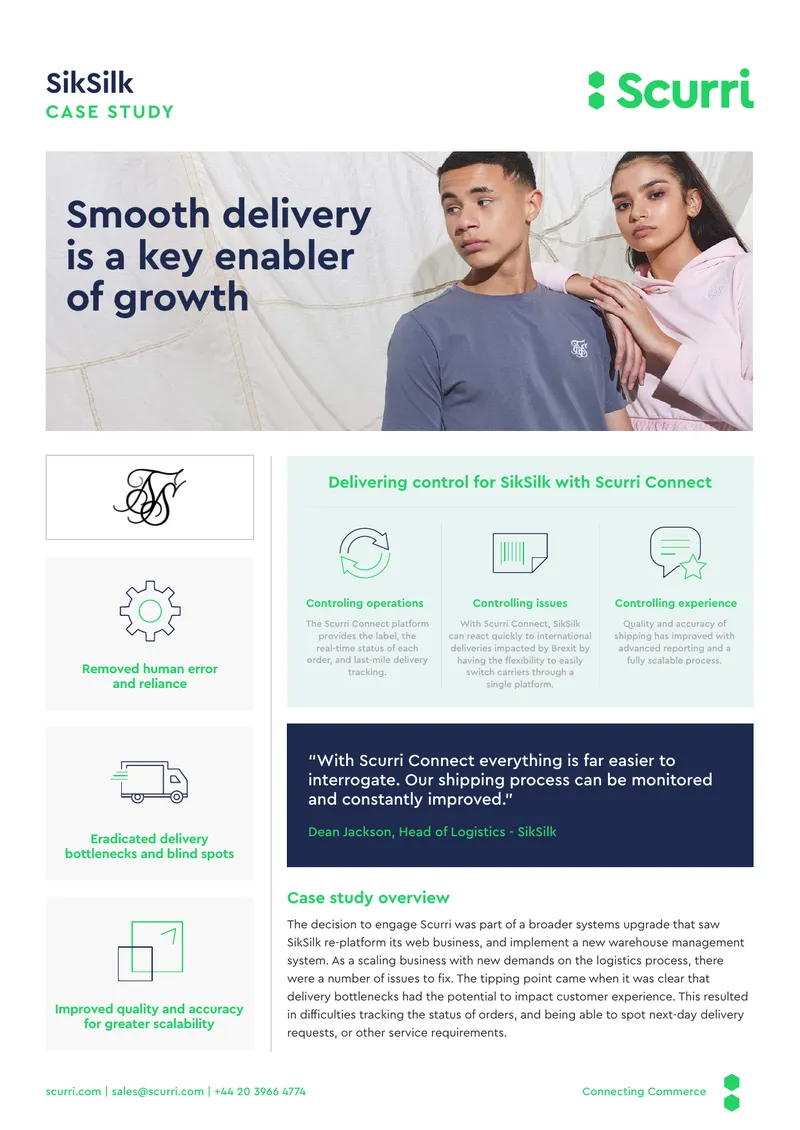 SikSilk Logistics Improvement Case Study