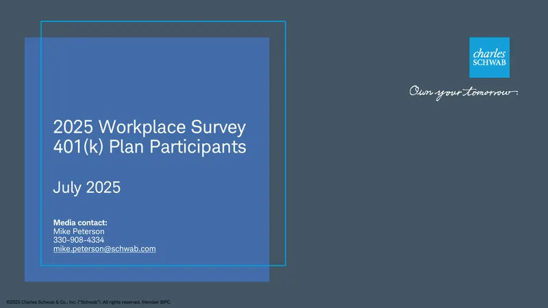 2025 Workplace Survey on 401(k) Plan Participants