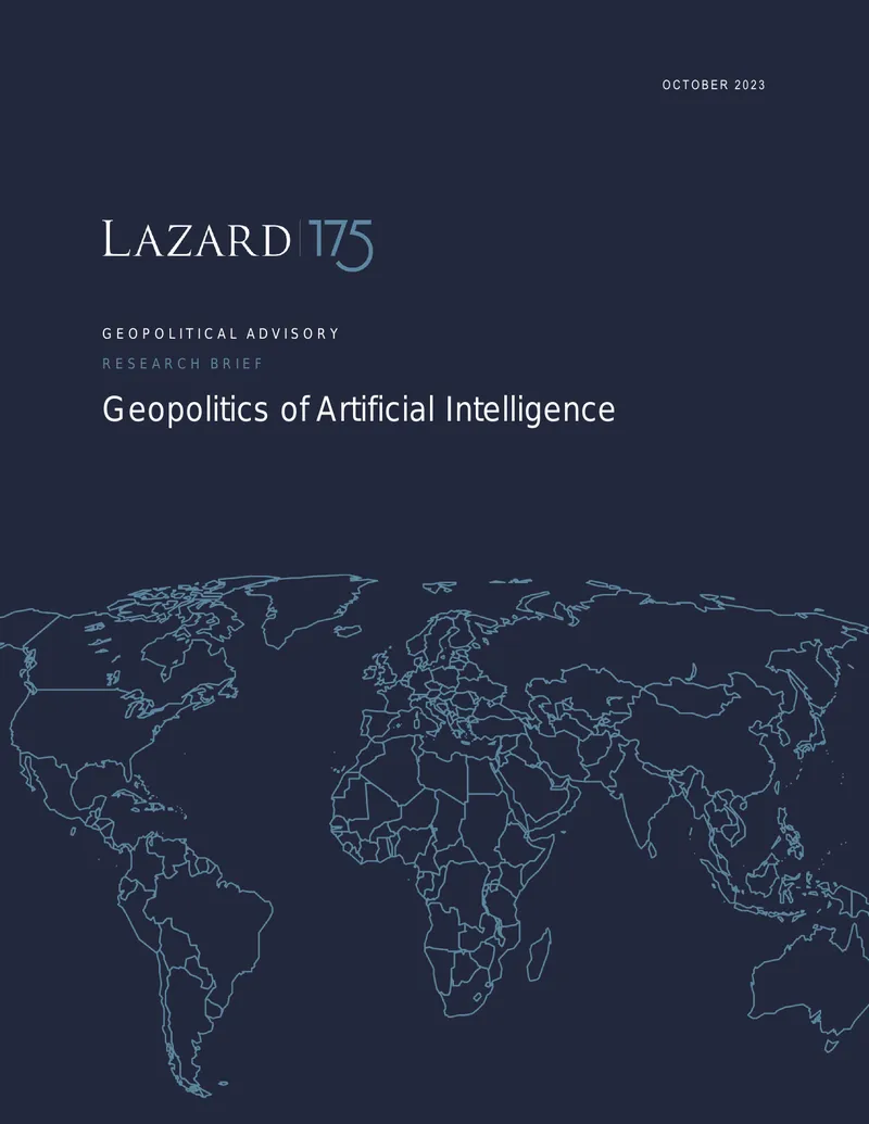 Geopolitics of Artificial Intelligence Research Brief