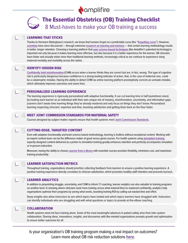 Essential Obstetrics Training Methodologies