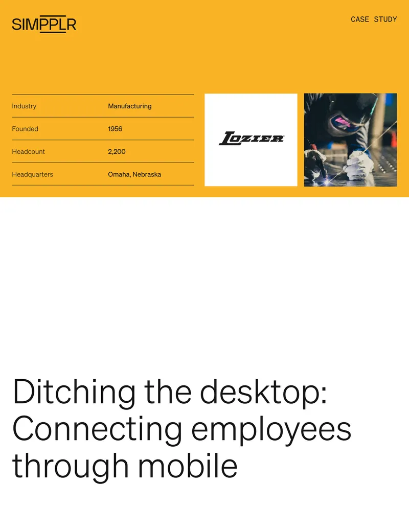 Lozier Case Study on Mobile Communication Solutions