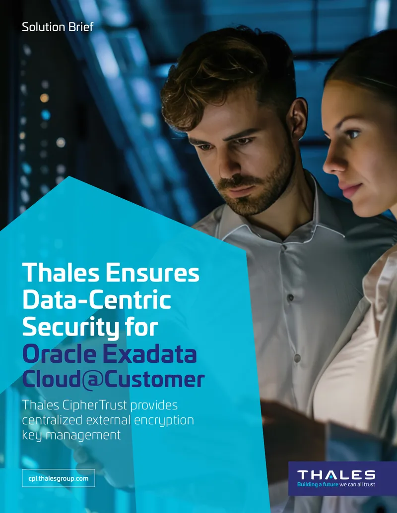 Data-Centric Security for Oracle Exadata Cloud@Customer