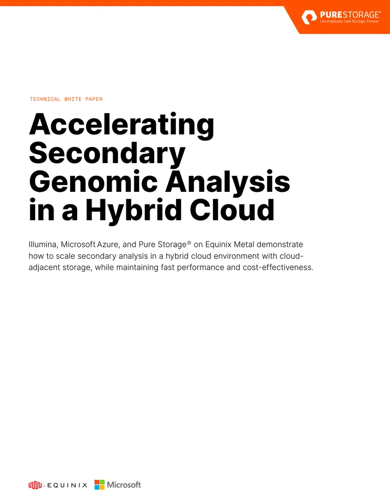Accelerating Secondary Genomic Analysis in Hybrid Cloud