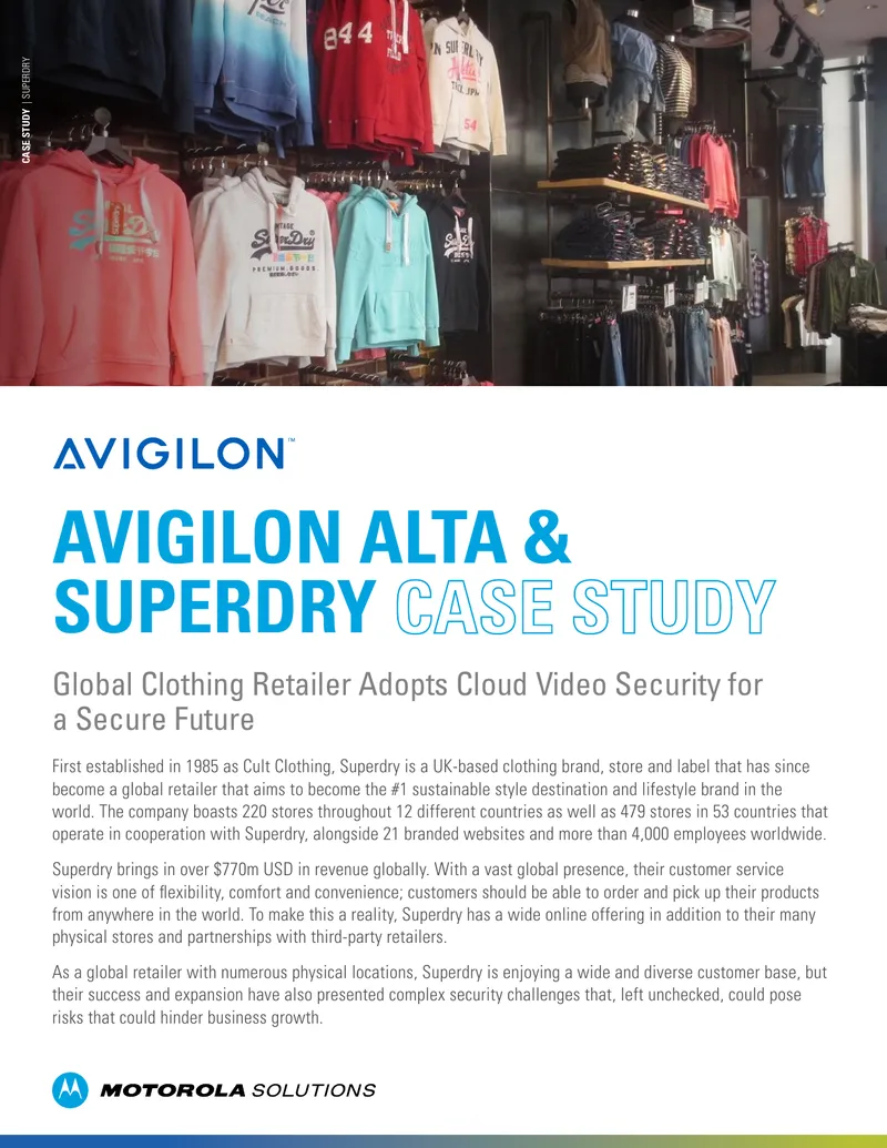 Superdry Cloud Video Security Case Study
