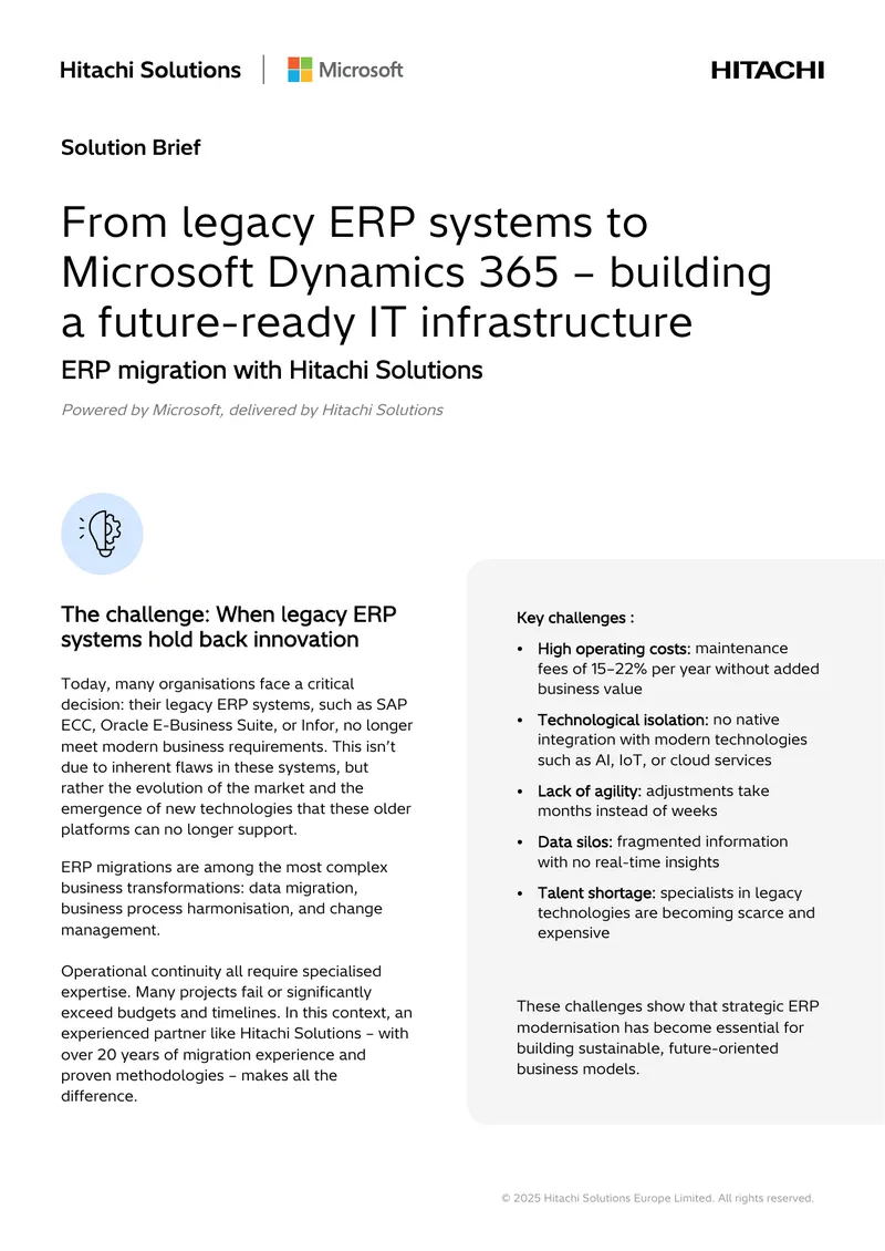ERP Migration to Microsoft Dynamics 365 Overview