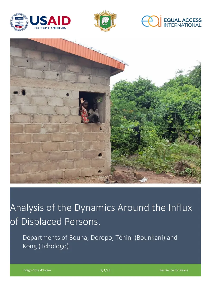 Analysis of the Influx of Displaced Persons in Côte d'Ivoire