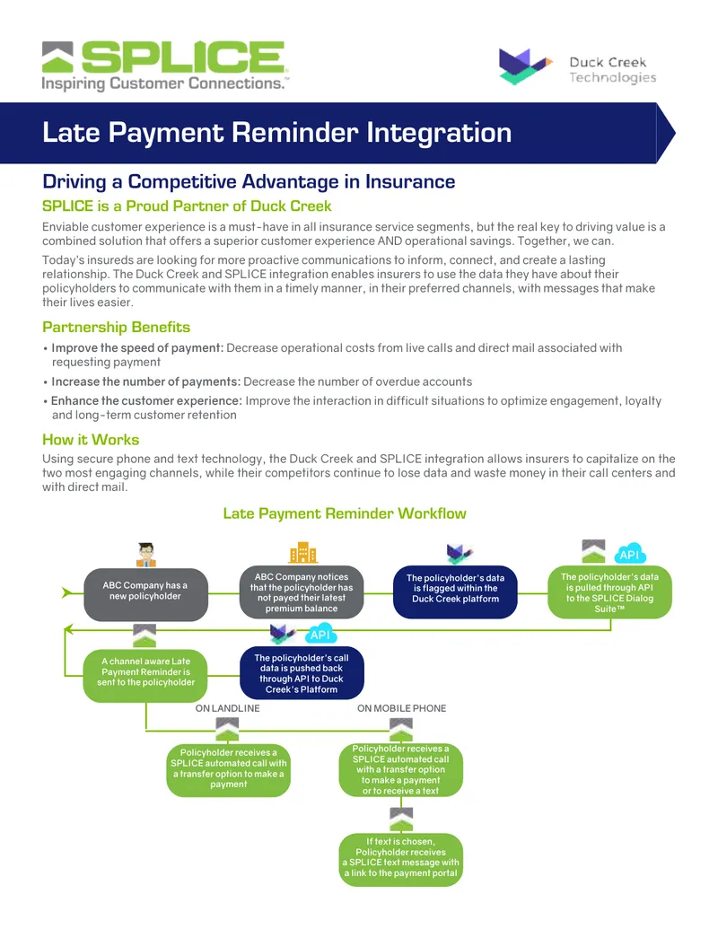 Late Payment Reminder Integration for Insurers