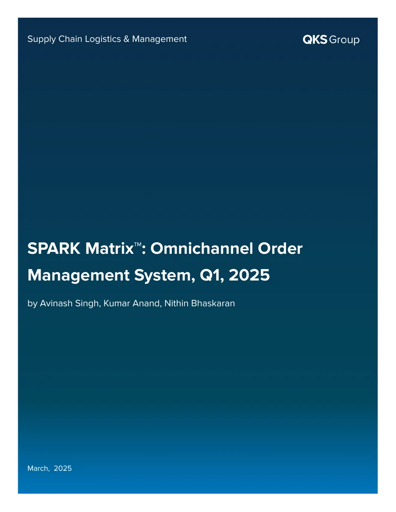 SPARK Matrix Omnichannel Order Management System Q1 2025