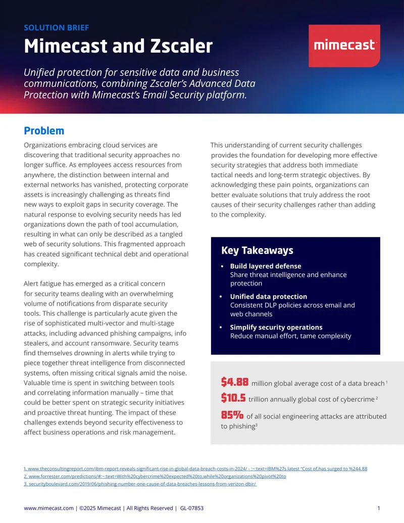 Unified Protection for Sensitive Data and Business Communications