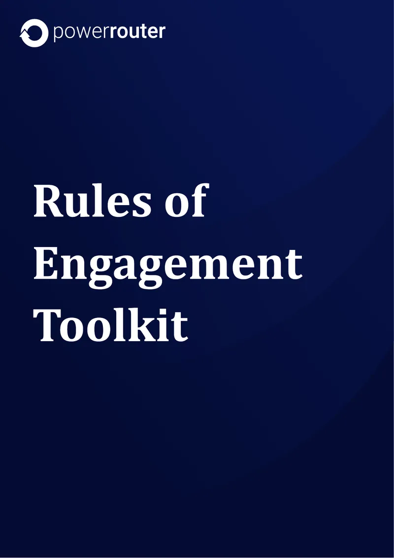 Rules of Engagement Toolkit for Sales Teams