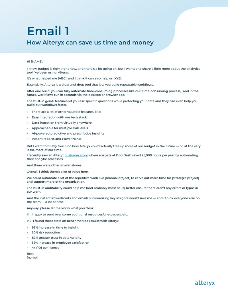 Evaluation of Alteryx Software Capabilities