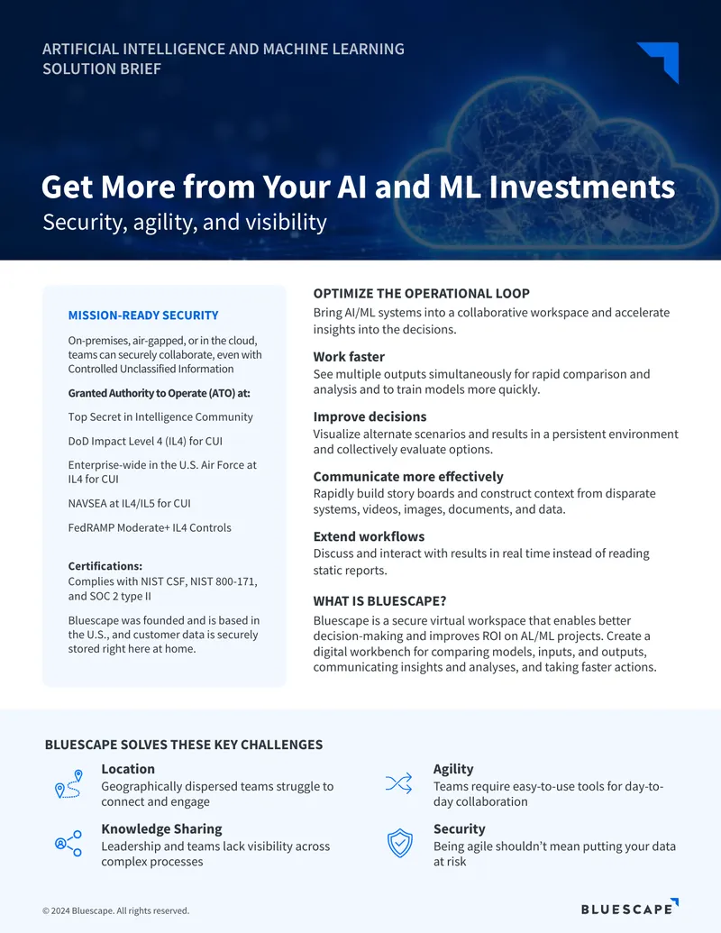 Artificial Intelligence and Machine Learning Solution Brief