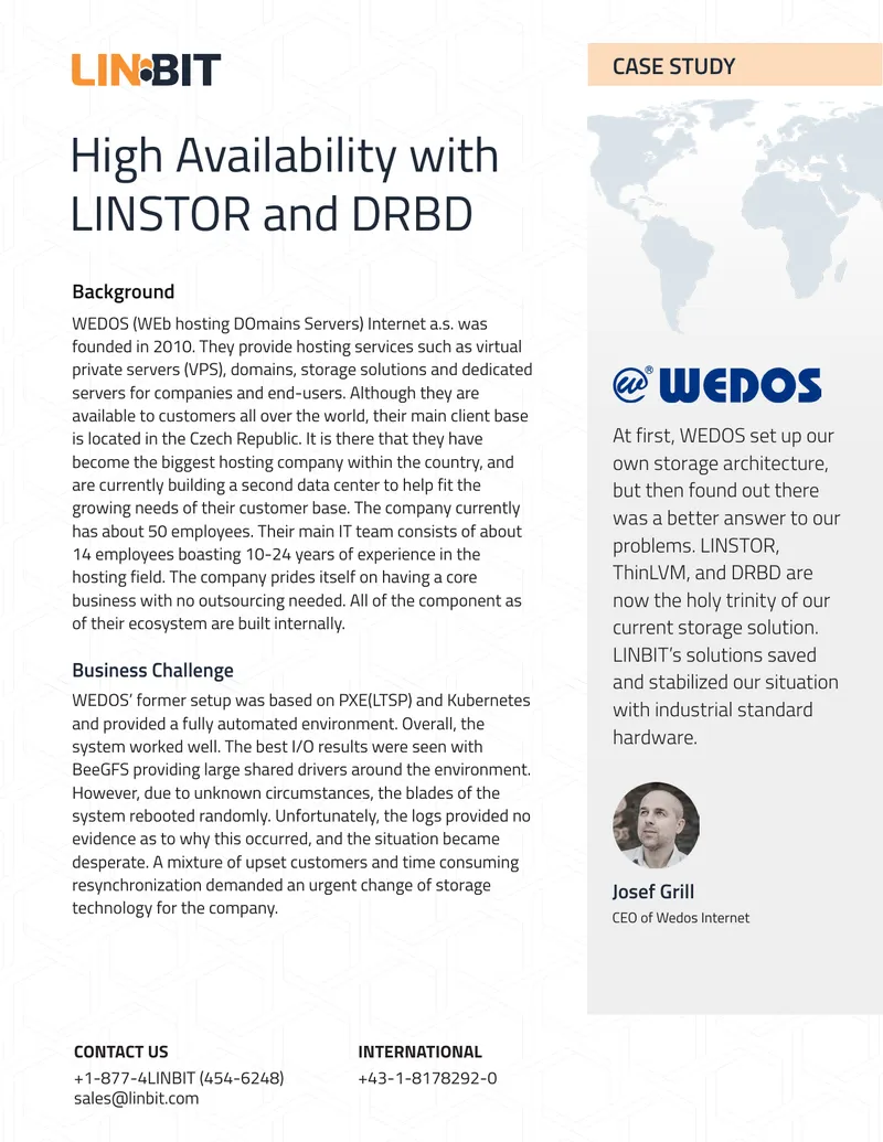 High Availability Solutions with LINSTOR and DRBD