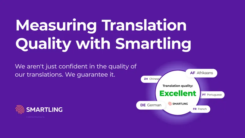 Measuring Translation Quality with Smartling