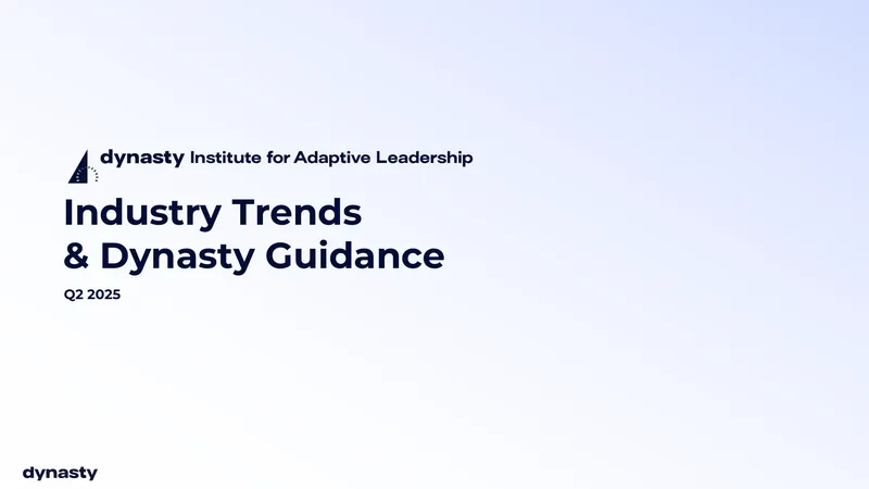 Industry Trends and Guidance for Q2 2025