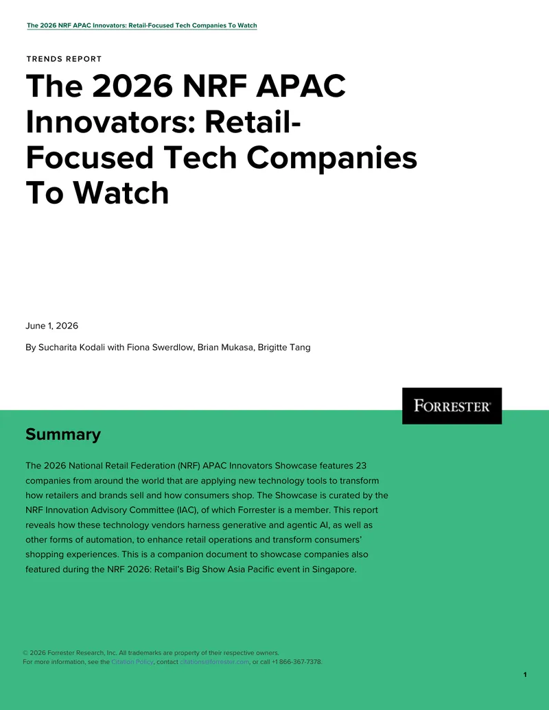 2026 NRF APAC Innovators Showcase Report